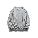 Crew Neck Sweatshirts for Men Men's Autumn Cartoon Letter Print Sweater Pullover Coat