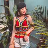 Coachella Music Festival Outfits Color Matching Camisole Short