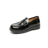 Mary Jane Shoes Spring Leather Shoes Vintage Brown