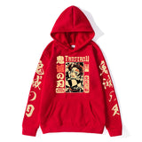 Anime Hoddies Anime Kimetsu No Yaiba Sweatshirt Autumn and Winter Fleece Hoodie