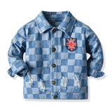 Children Jean Jackets Children's Clothing Spring and Autumn Neutral Long-Sleeved Casual Jeans