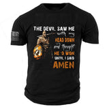 Man T Shirt Cartoon Anime Mesh Loose