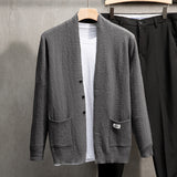 Men's Jackets Autumn Men's Knitted Jacket Loose