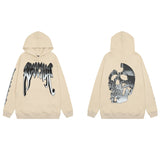 Revenge Hoodie Skull Printed Hoodie
