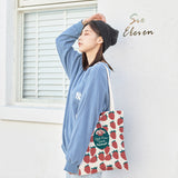 Strawberry Bags Class Bag Simple Autumn and Winter Cloth Bag