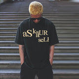 Askyurself T Shirt Summer Letter Print Short-Sleeve T-shirt