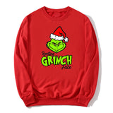 Men and Women Grinch Sweater round Neck Sweater Autumn and Winter
