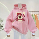 Bearbrick Hoodie Hooded Autumn Sweater Slimming Oversize Ladies