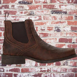 Justin Yellowstone Boots Winter Martin Boots Pu Leather Brown Slimming Cotton Boots