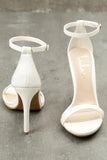 Gold Heels Summer Fashion High Heel Hollow Buckle Sandals