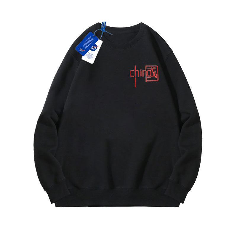 Nasa Children'S Hoodie Nasa Sweater Children'S Clothing Autumn Loose Round Collar Tide Boys And Girls Long Sleeve Base 2022 Spring And Autumn Sweater Wholesale