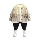 Toddler Boys Sweater Boys' Autumn Cardigan Children Bear Sweater