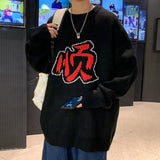 Men's Sweatshirt Fall/Winter Men's round Neck Knitted Sweater plus Size