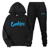Cookies Hoodie Printed Sweatshirt Suit