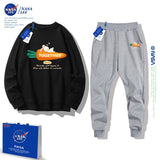 Nasa Children Sweater & Pant Set Nasa Children'S Sweatshirt Suit Two-Piece Set Loose Leisure Sports