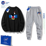 Nasa Children Sweater & Pant Set Nasa Fall Children'S Sweatshirt Suit Two Pieces Loose Leisure Sports