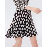 Gloria Vanderbilt Printed 3/4 Sleeves One-Piece Dress