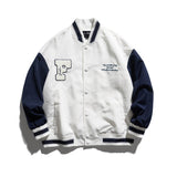 Man Fall Outfis Embroidered Baseball Uniform Coat Loose Couple Casual Jacket