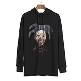 Pop Smoke Vlone Hawk Em Hoodie Print