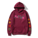 Squid Game Costume Autumn and Winter Squid Game Loose Casual Large Size Hooded Sweater