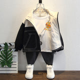 Toddler Boys Jackets Boys' Jacket Spring and Autumn Baseball Uniform
