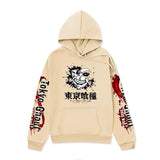 Anime Hoddies Tokyo Ghoul Tokyo Food Print Hoodie Coat