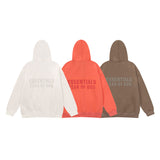 Cardigan Baseball Jacket Fog Three-Dimensional Flocking Brushed Hoody Zipper Cardigan Hooded Coat