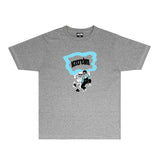 Ice Cream Running Dog T Shirt Loose Printed Audio Rap T-shirt