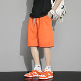 Men 'S White Shorts Summer Loose Sports And Leisure