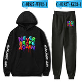 Never Broke Again Hoodie Hoodie Ankle Banded Pants Casual Suit