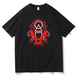 Squid Game Costume T-shirt Loose Men's and Women's Short Sleeve T-shirt