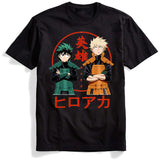 Anime Hoddies My Hero Academia Anime Short Sleeve round Neck T-shirt