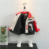Toddler Boys Jackets Boy's Leather Jacket Coat Spring and Autumn Clothing