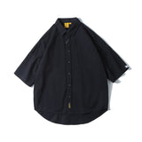 Men Shirts Summer Short Sleeve Shirt Men's Loose Casual