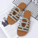 Women Open Toe Sandals Flats Spring/Summer Hollow Sandals