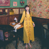 Coachella Music Festival Outfits Embroidered Loose Waist Large Swing Dress Vacation Skirt