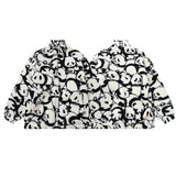 Cardigan Baseball Jacket Winter Imitation Lamb Wool Panda Casual Loose Cotton Coat Coat