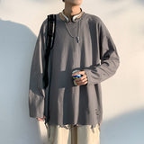 Men's Sweatshirt Autumn Loose round Neck Long Sleeve T-shirt Large Size Men's Clothing