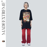 Y2g Shirts for Boys Summer Short-Sleeved T-shirt Retro Men