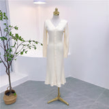 MIDI Mauve Cocktail Dress Autumn and Winter Dress Inner Dress Women