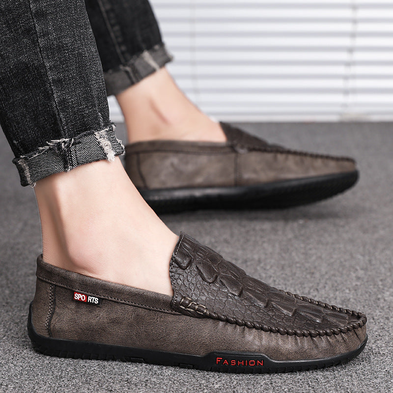 Men's Loafers RelaxedFit SlipOn Loafer Men Shoes Summer British Style Leather Casual Shoes Business