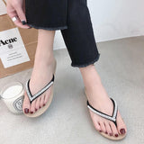 Women Open Toe Sandals Flats Plus Size Summer Leisure Sandals Beach Fashion Outerwear