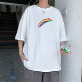 Men T-Shirts Loose Half Sleeve Printing