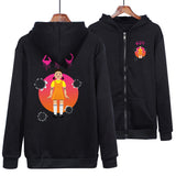 Squid Game Costume Hoodie Casual Zipper Sweater for Men and Women