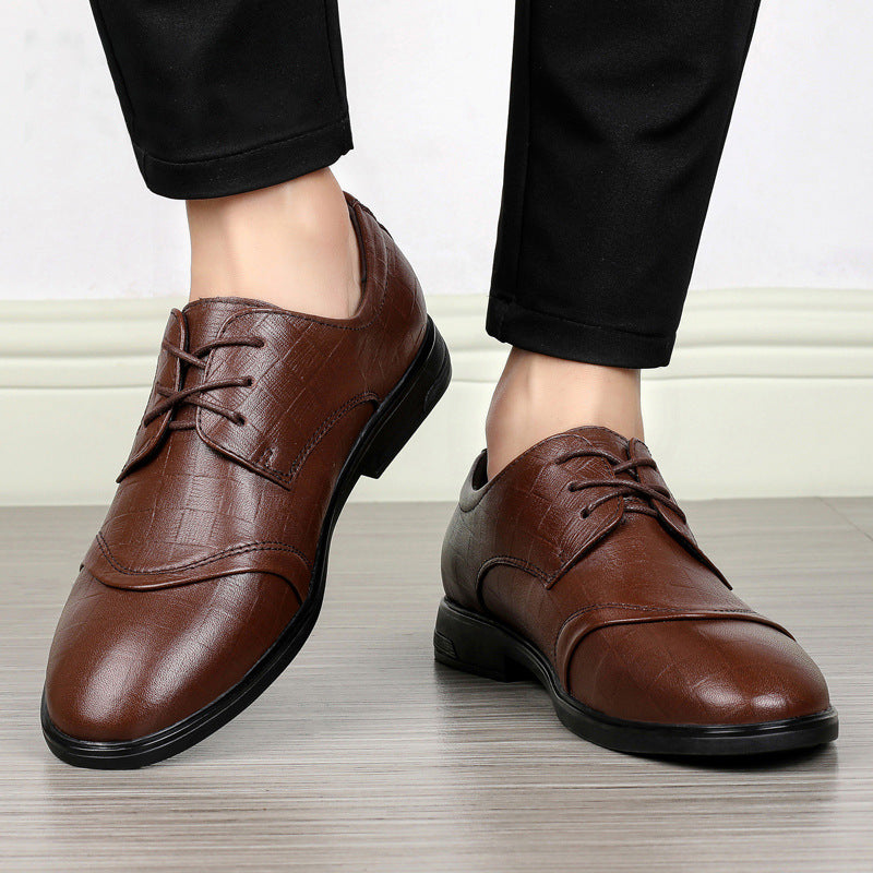 Men's Dress Shoes Classic Leather Oxfords Casual Cushioned Loafer Cowhide Men's Shoes Dress Shoes Business Shoes