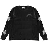 Askyurself T Shirt Letter Loose Men's and Women's Long Sleeves T-shirt