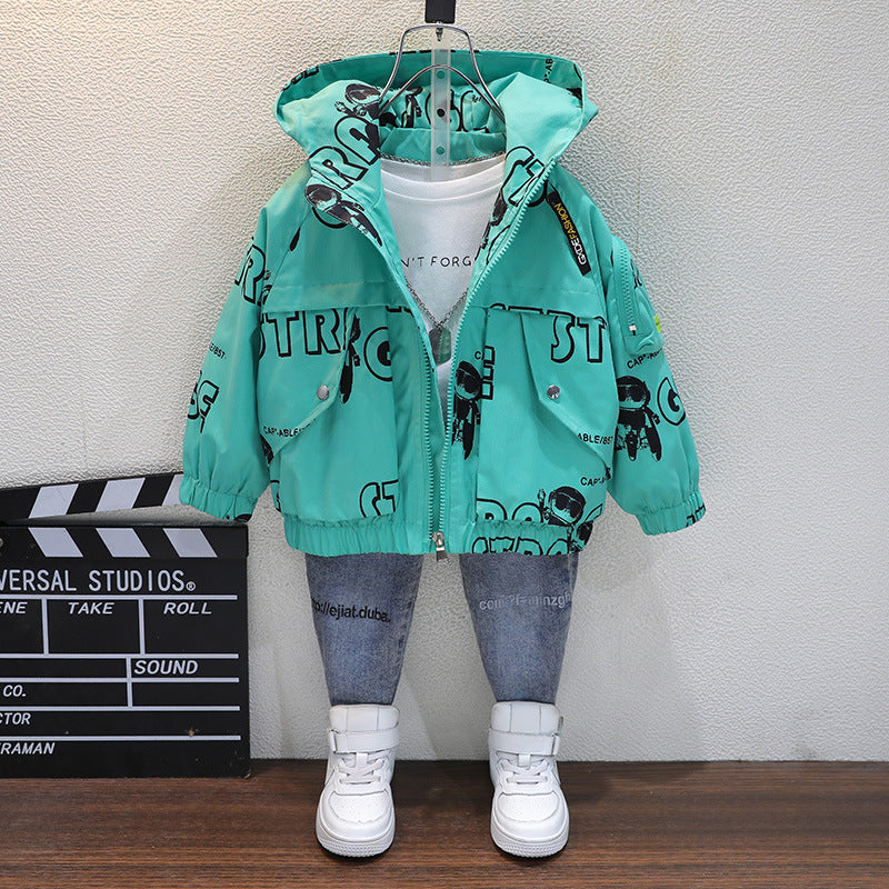 Toddler Boys Jackets Boys Spring Clothing Trench Coat
