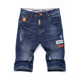 Men Jorts Denim Shorts Men's Fifth Jeans Loose Large Size Summer