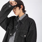 Men Denim Jackets Vintage Denim Jacket Men
