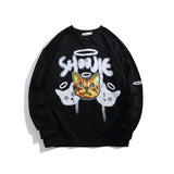 Crew Neck Sweatshirts for Men Men's Autumn Clothing Printed Crew Neck Sweatshirt Loose Casual